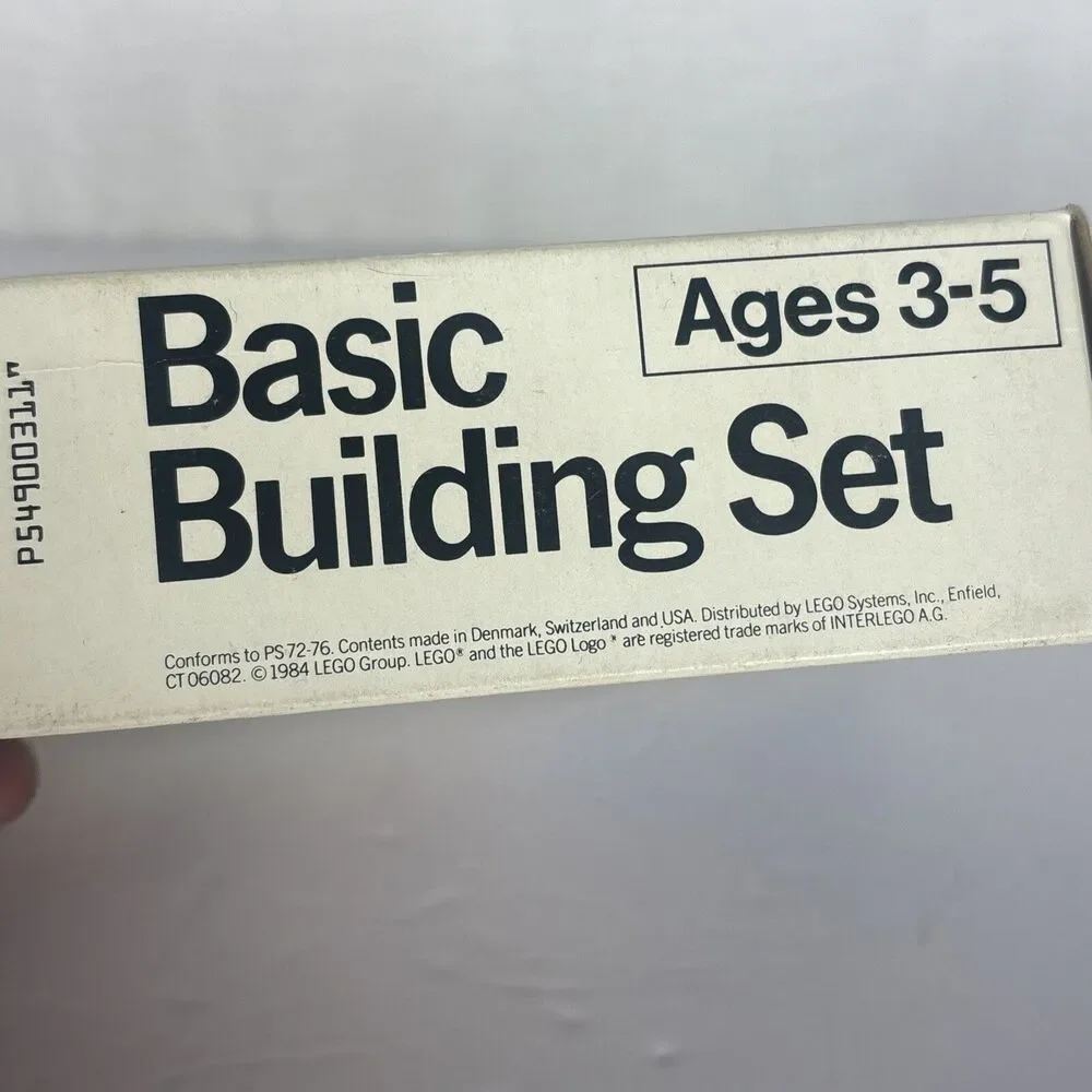 3x Lego Legos Basic Building Sets 508 311 Vintage 1984 1985 130 pc total NEW VTG